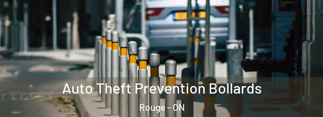  Auto Theft Prevention Bollards Rouge - ON
