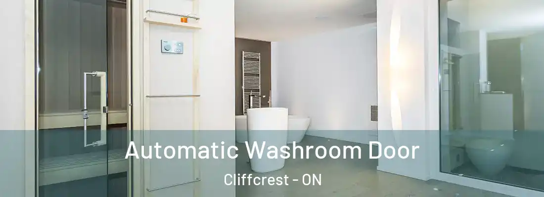  Automatic Washroom Door Cliffcrest - ON