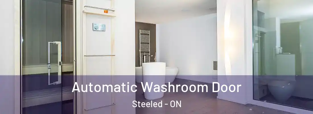  Automatic Washroom Door Steeled - ON