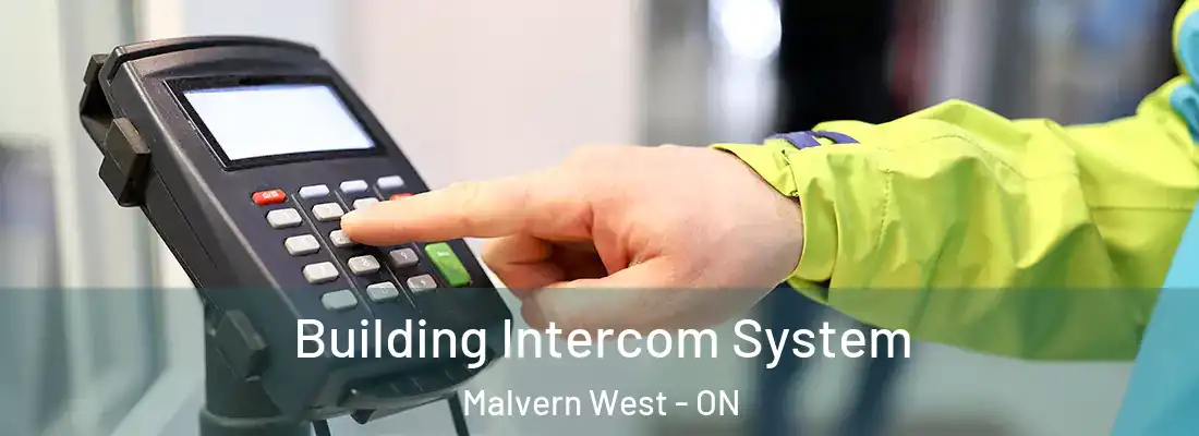  Building Intercom System Malvern West - ON