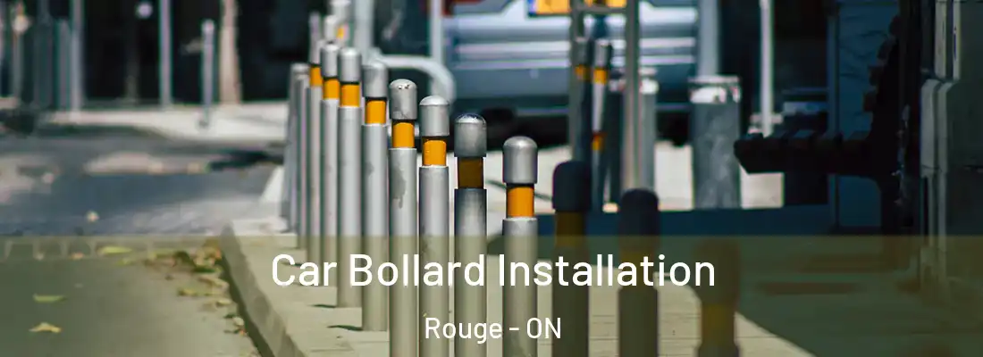  Car Bollard Installation Rouge - ON