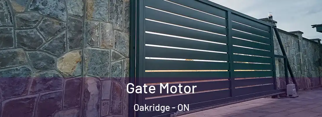  Gate Motor Oakridge - ON