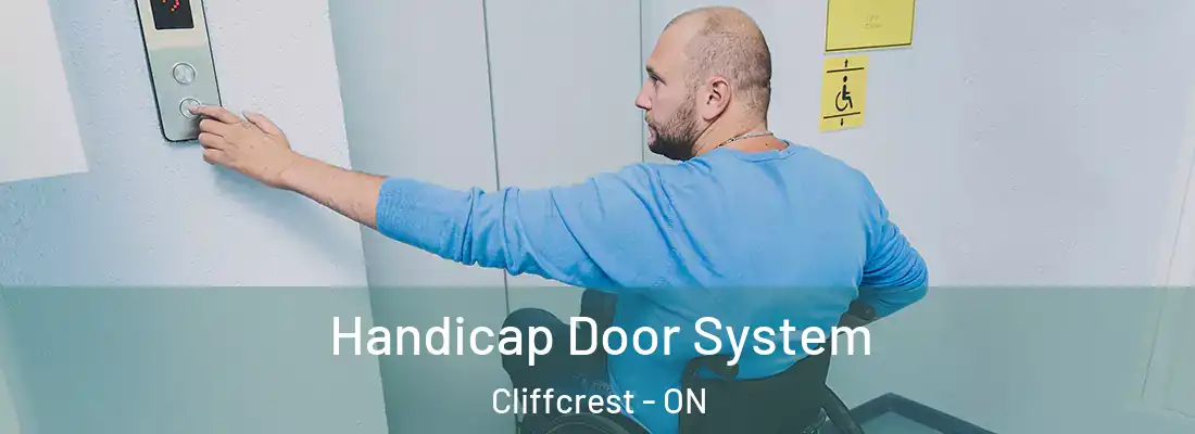  Handicap Door System Cliffcrest - ON