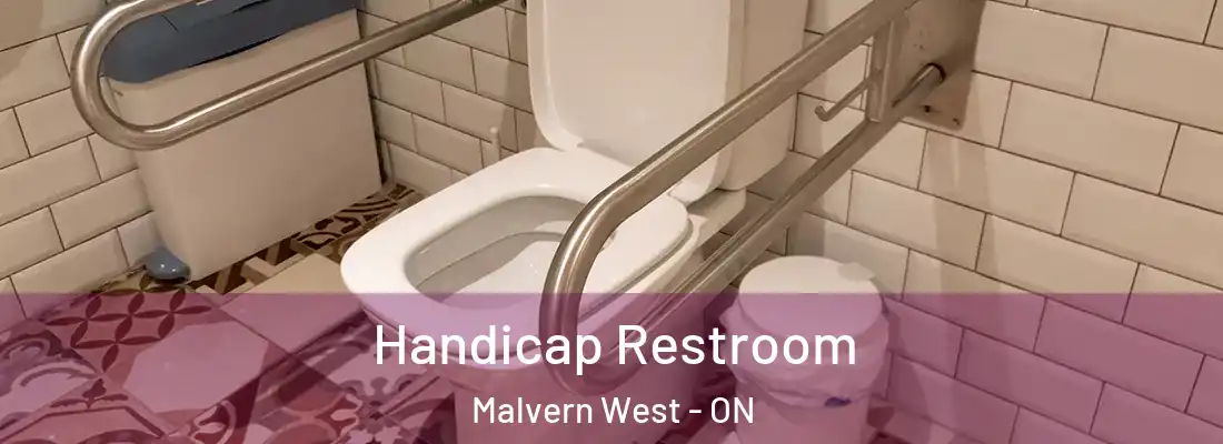  Handicap Restroom Malvern West - ON