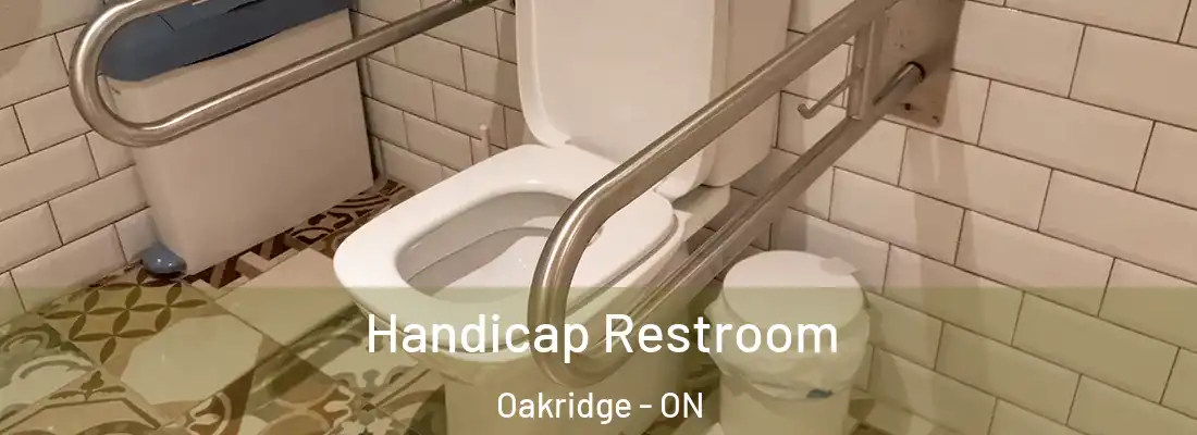  Handicap Restroom Oakridge - ON