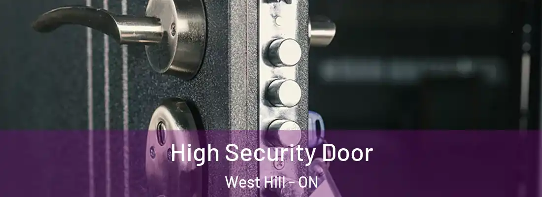  High Security Door West Hill - ON