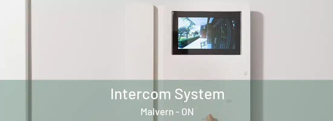  Intercom System Malvern - ON
