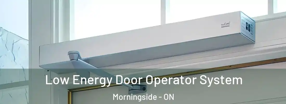  Low Energy Door Operator System Morningside - ON