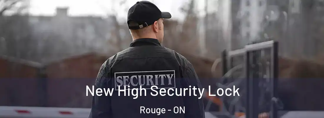  New High Security Lock Rouge - ON