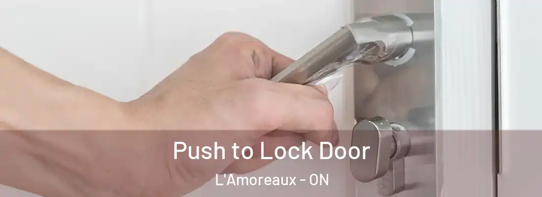  Push to Lock Door L'Amoreaux - ON