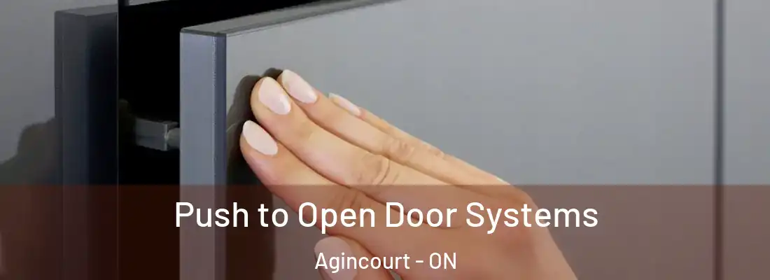  Push to Open Door Systems Agincourt - ON