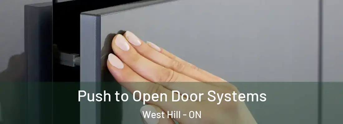  Push to Open Door Systems West Hill - ON