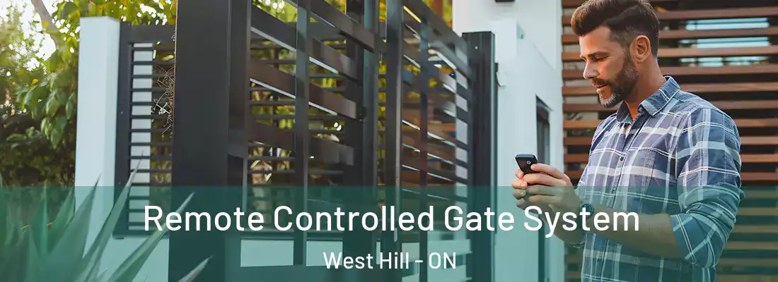  Remote Controlled Gate System West Hill - ON