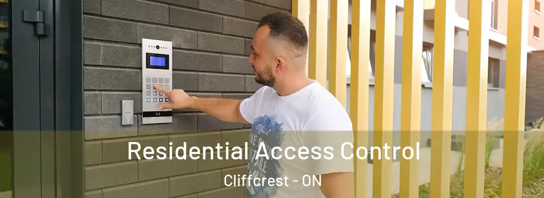  Residential Access Control Cliffcrest - ON