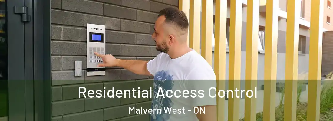  Residential Access Control Malvern West - ON