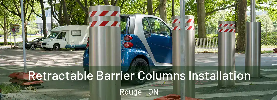  Retractable Barrier Columns Installation Rouge - ON