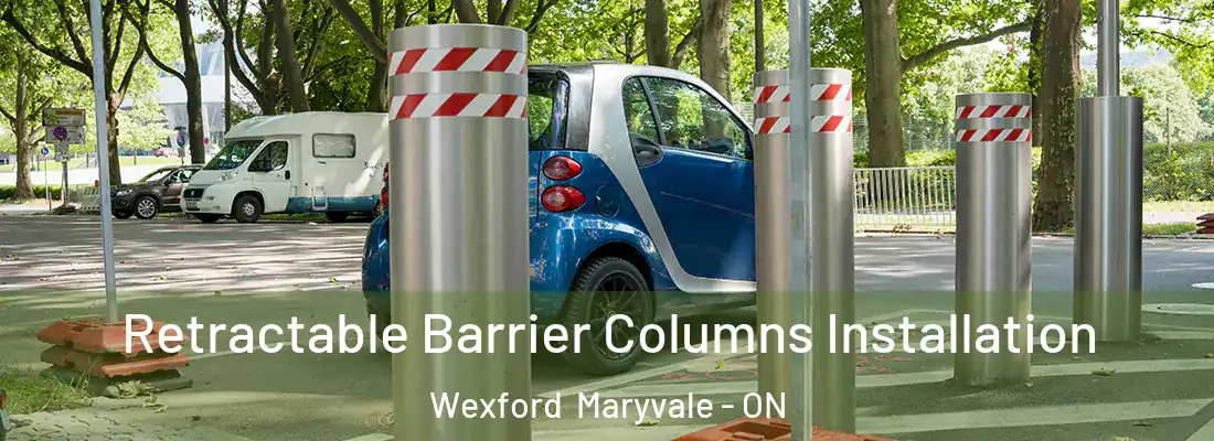  Retractable Barrier Columns Installation Wexford Maryvale - ON