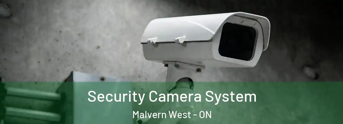 Security Camera System Malvern West - ON
