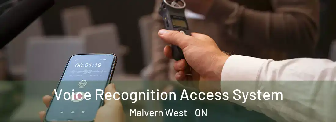 Voice Recognition Access System Malvern West - ON