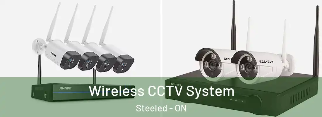 Wireless CCTV System Steeled - ON